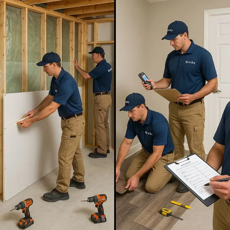 Repairs and Reconstruction process in Harrisonville, MO