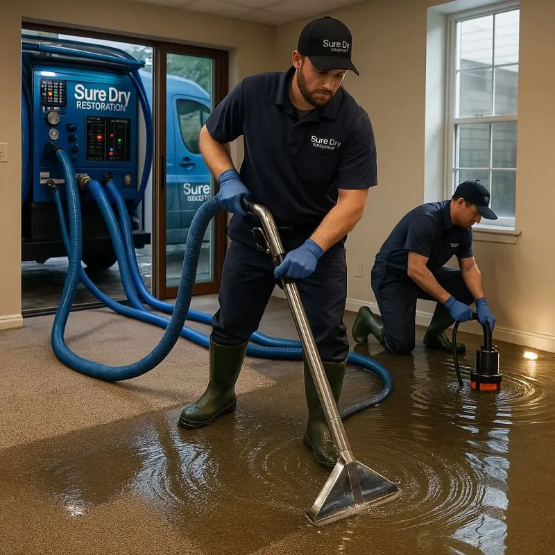Water Extraction and Removal process in Harrisonville, MO